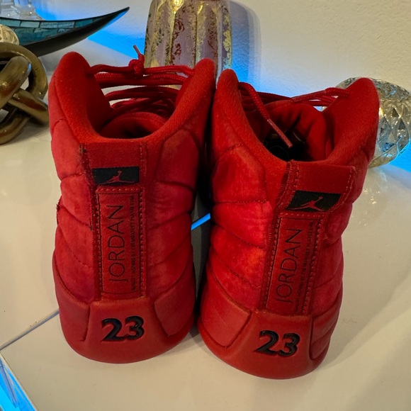 Jordan 12 red suede - Picture 5 of 6